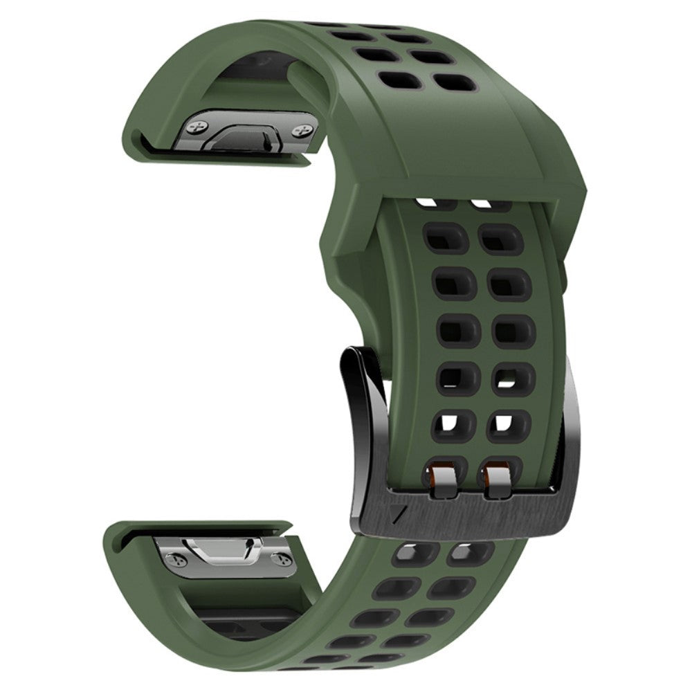 Sejt Universal Garmin Silikone Rem - Grøn#serie_9