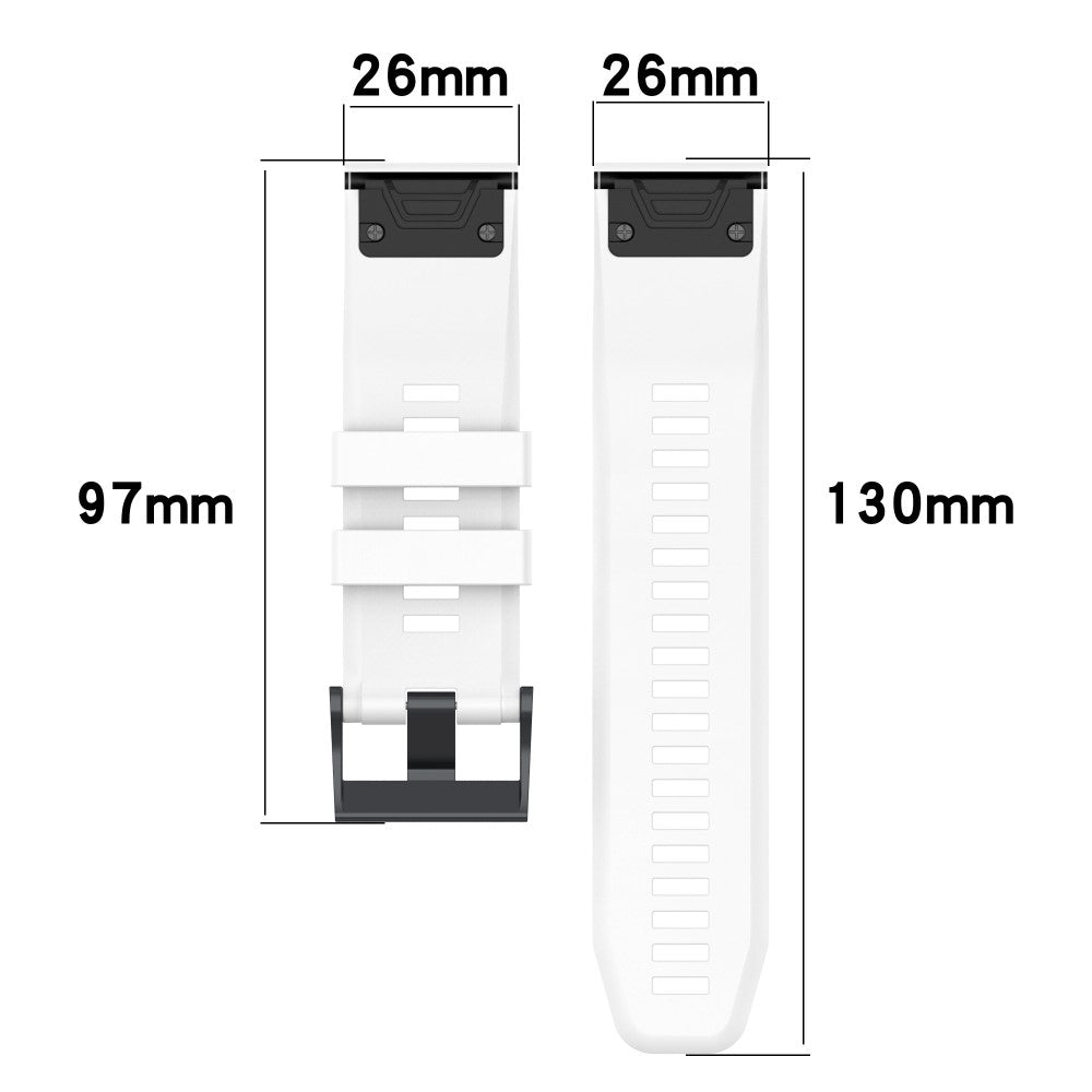 Meget smuk Universal Silikone Rem - Grøn#serie_5