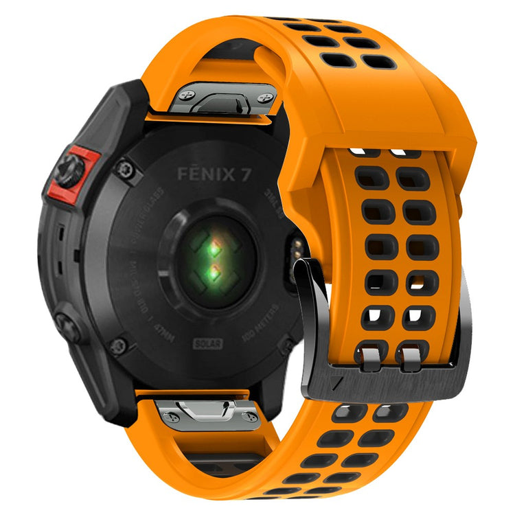 Super flot Universal Garmin Silikone Rem - Orange#serie_1