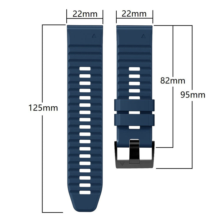 Vildt fed Universal Silikone Rem - Blå#serie_1