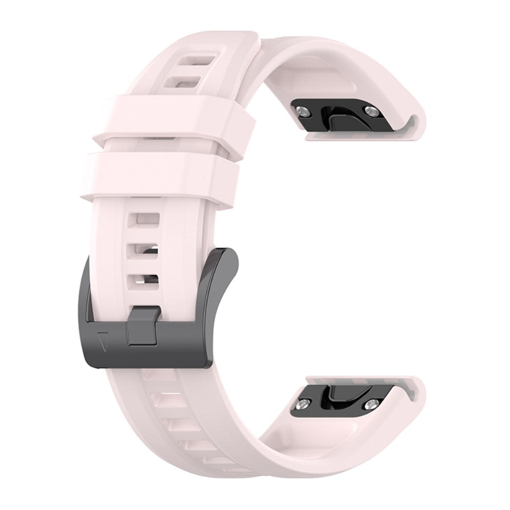 Godt Garmin Fenix 7X / Garmin Tactix 7 Silikone Rem - Pink#serie_14