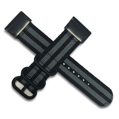 Rigtigt holdbart Universal Garmin Stof Urrem - Sort#serie_3