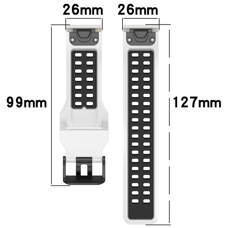 Solid Universal Silikone Rem - Rød#serie_5