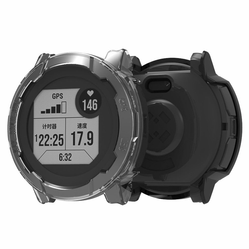 Garmin Instinct 2S Enkel Plastik Bumper  - Gennemsigtig#serie_4