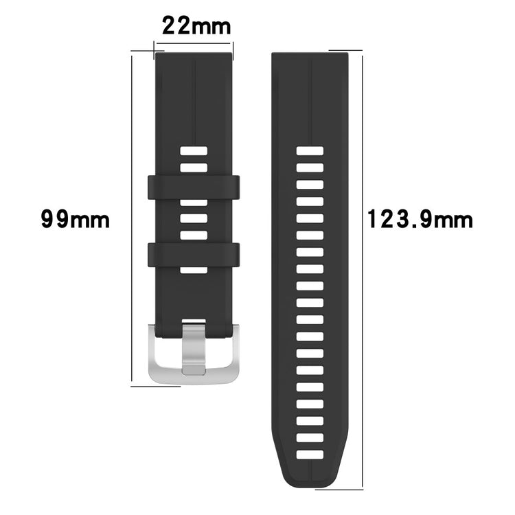 Super flot Universal Silikone Urrem - Hvid#serie_2