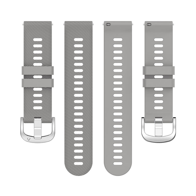 Rigtigt smuk Universal Garmin Silikone Rem - Sølv#serie_2