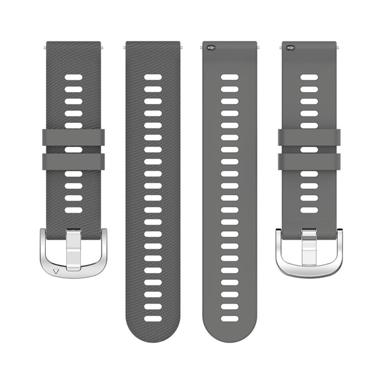 Rigtigt smuk Universal Garmin Silikone Rem - Sølv#serie_5