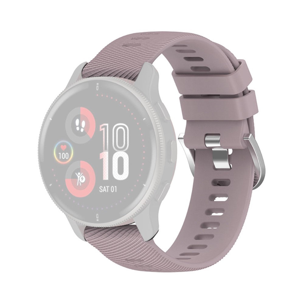 Rigtigt smuk Universal Garmin Silikone Rem - Lilla#serie_8