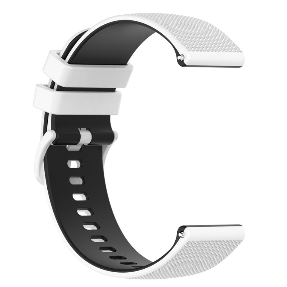 Mega fed Universal Garmin Silikone Urrem - Hvid#serie_1