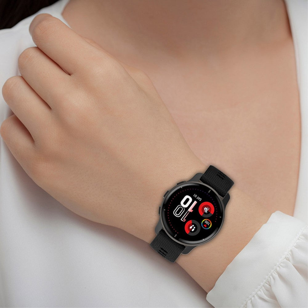 Meget slidstærk Universal Garmin Silikone Rem - Sølv#serie_2