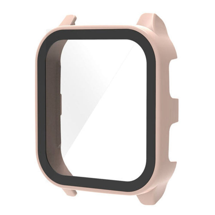 Fint Garmin Venu Sq 2 Cover med Skærmbeskytter i Plastik og Hærdet Glas - Pink#serie_1