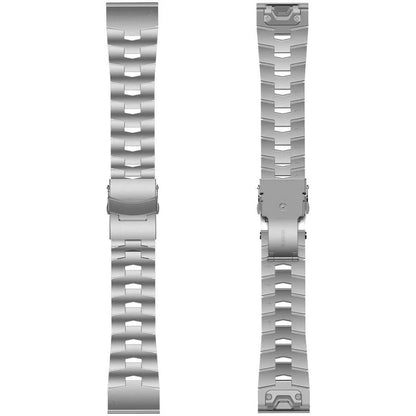 Meget hårdfør Universal Garmin Metal Rem - Sølv#serie_2