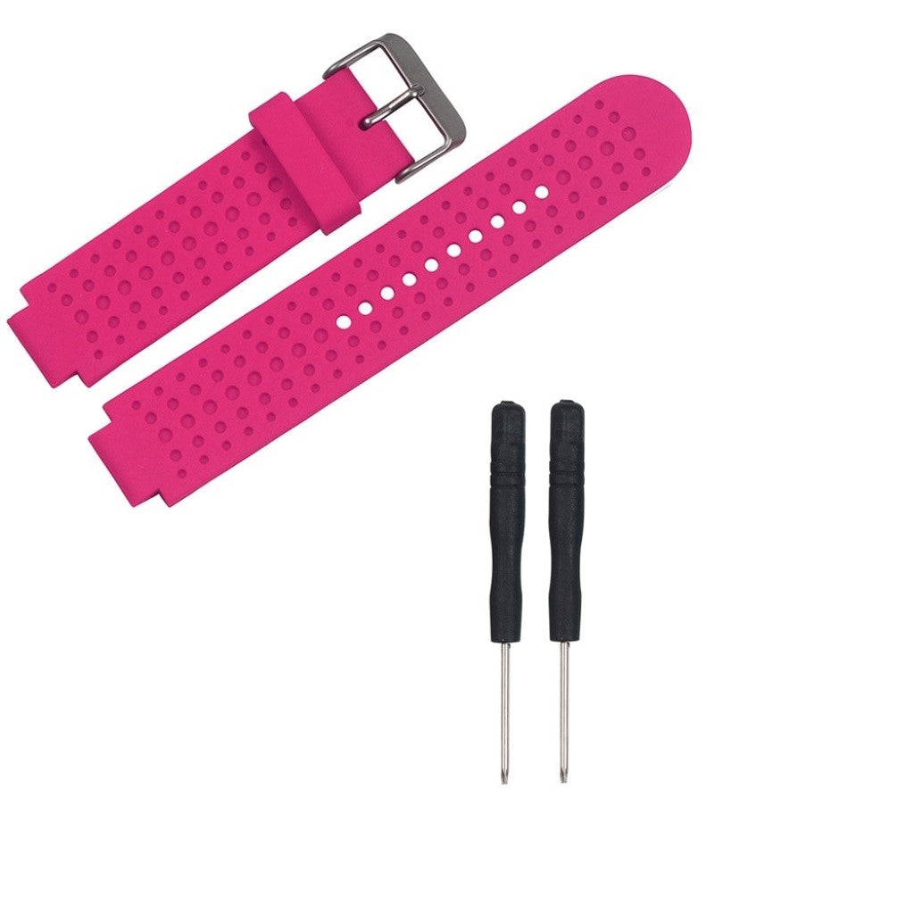 Mega fed Garmin Forerunner 25 Large Silikone Rem - Pink#serie_5