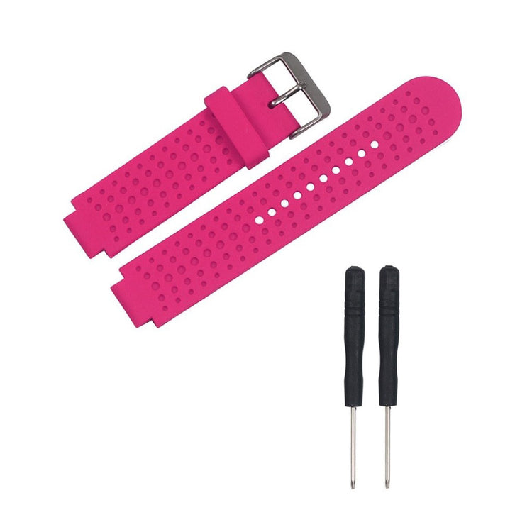 Mega fed Garmin Forerunner 25 Large Silikone Rem - Pink#serie_5