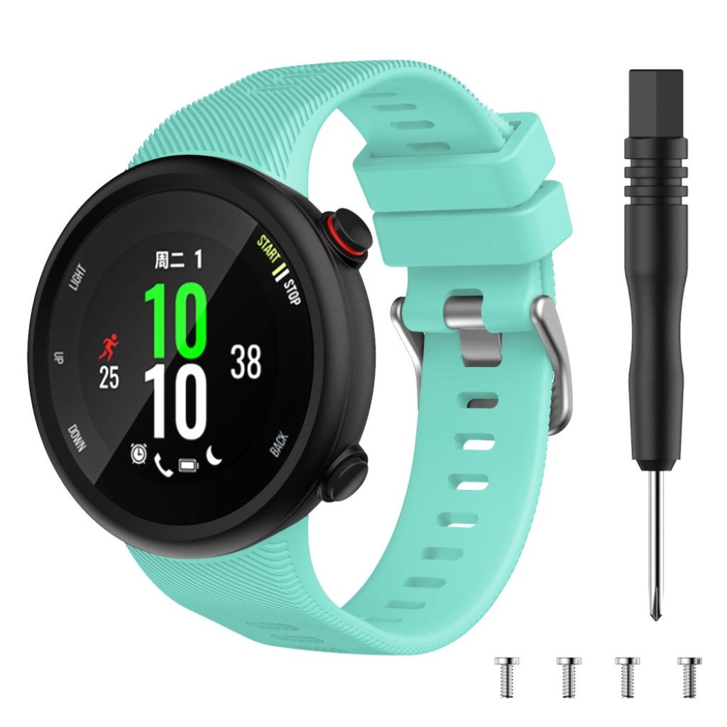 Helt vildt godt Garmin Forerunner 45S Silikone Rem - Grøn#serie_10