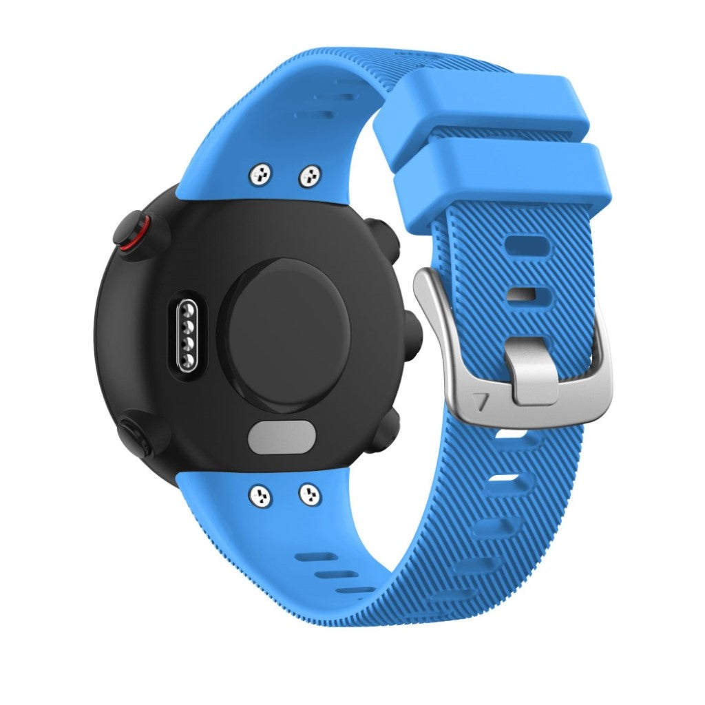 Helt vildt godt Garmin Forerunner 45S Silikone Rem - Blå#serie_11