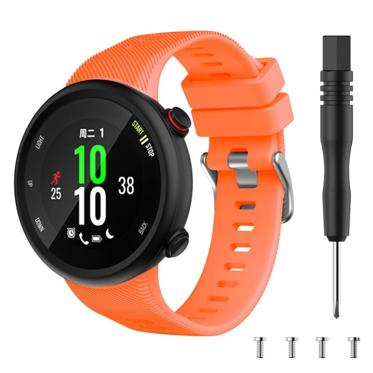 Helt vildt godt Garmin Forerunner 45S Silikone Rem - Orange#serie_7