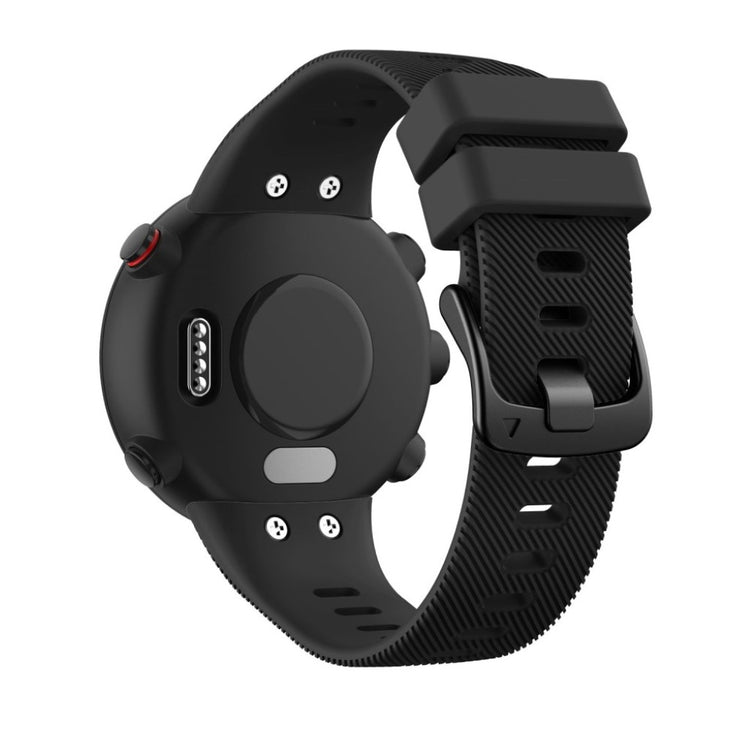 Alle tiders Garmin Forerunner 45 Silikone Rem - Sort#serie_1