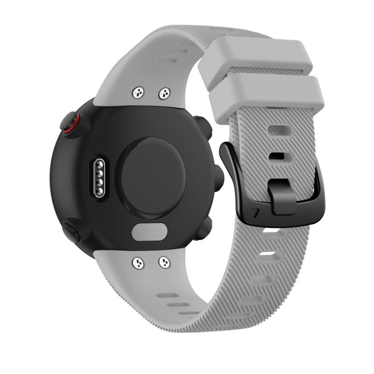 Alle tiders Garmin Forerunner 45 Silikone Rem - Sølv#serie_3