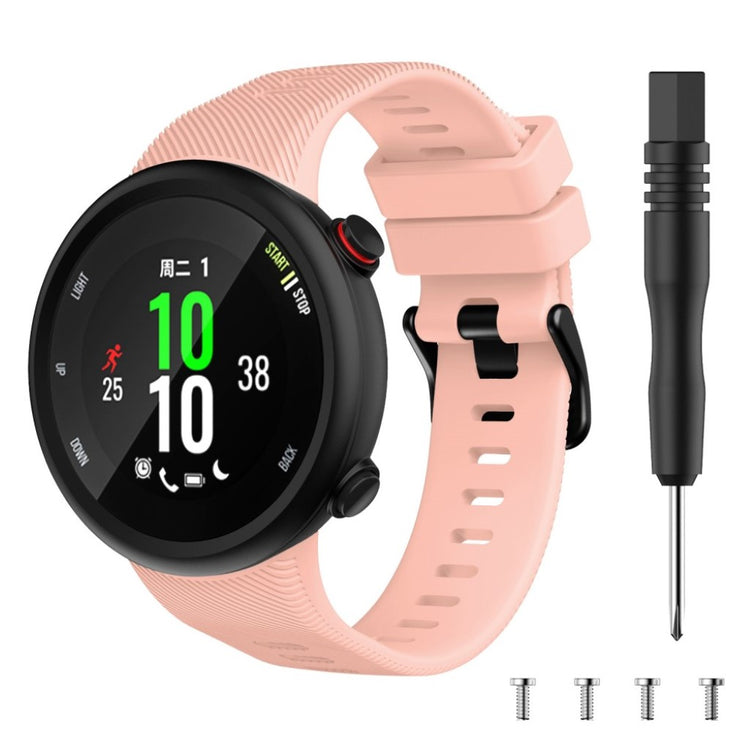 Alle tiders Garmin Forerunner 45 Silikone Rem - Pink#serie_6