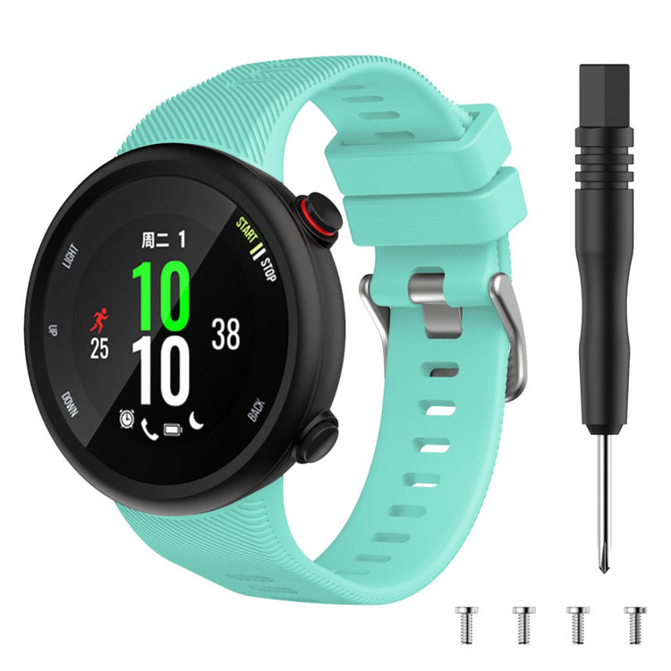 Kønt Garmin Forerunner 45 Silikone Rem - Grøn#serie_10