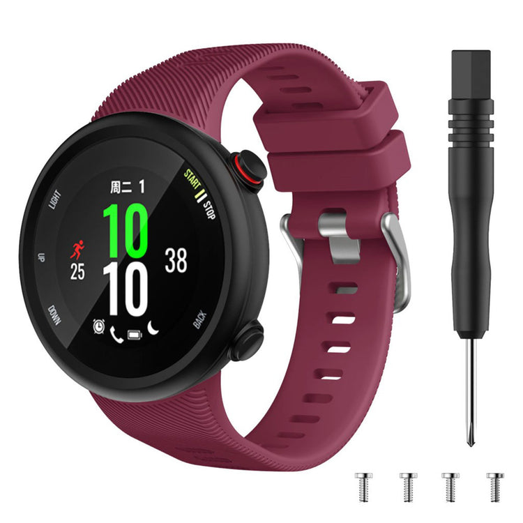 Kønt Garmin Forerunner 45 Silikone Rem - Rød#serie_5