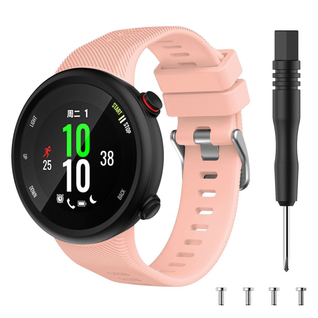 Kønt Garmin Forerunner 45 Silikone Rem - Pink#serie_6