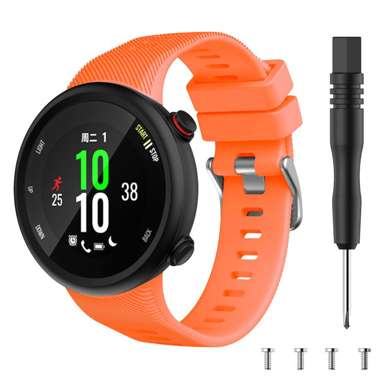 Kønt Garmin Forerunner 45 Silikone Rem - Orange#serie_7