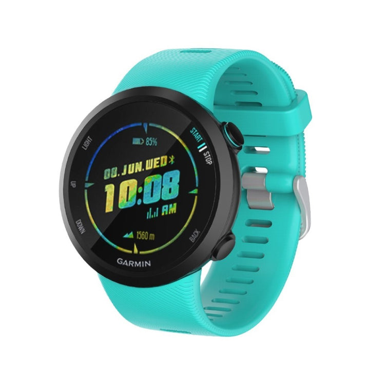 Meget komfortabel Garmin Forerunner 45 Silikone Rem - Grøn#serie_8