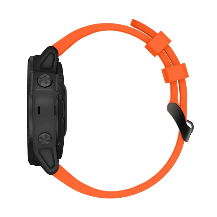 Helt vildt komfortabel Garmin Fenix 6S Silikone Rem - Orange#serie_6