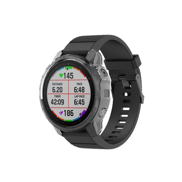 Garmin Fenix 6S / Garmin Fenix 6S Pro Gennemsigtig Silikone Bumper  - Gennemsigtig#serie_5