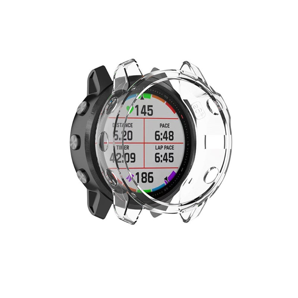 Garmin Fenix 6S / Garmin Fenix 6S Pro Gennemsigtig Silikone Bumper  - Gennemsigtig#serie_5