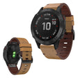 Straordinariamente Pulito Garmin Fenix 6X Vera Pelle Cinturino