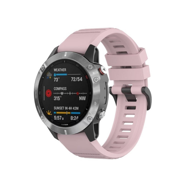 Meget fed Garmin Fenix 6 Silikone Rem - Pink#serie_5