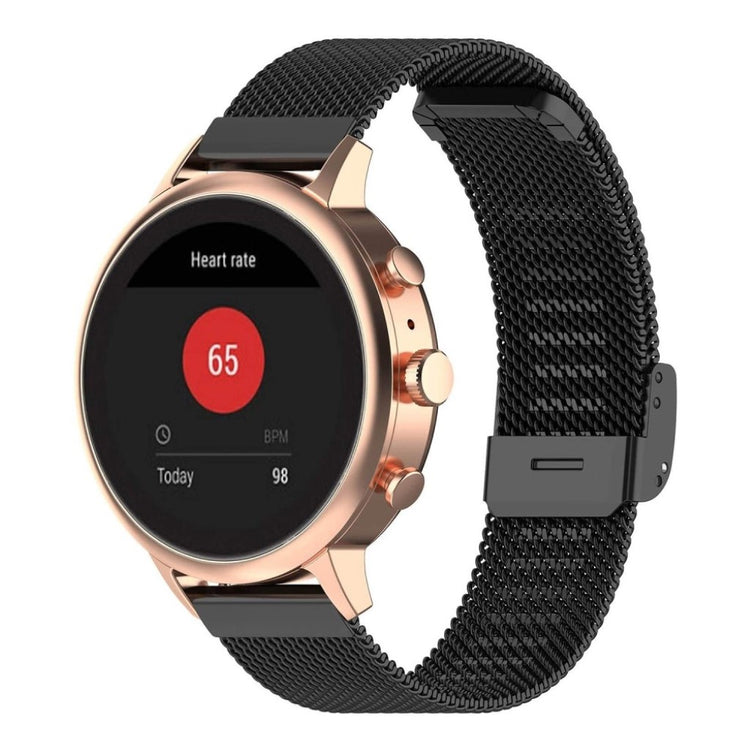 Pænt Garmin Vivoactive 4S Metal Rem - Sort#serie_1