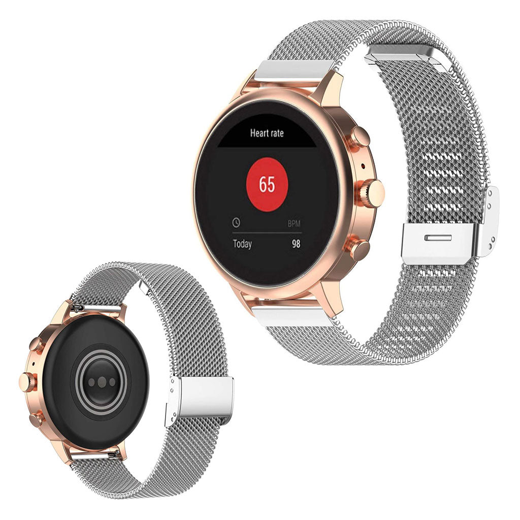 Pænt Garmin Vivoactive 4S Metal Rem - Sølv#serie_2