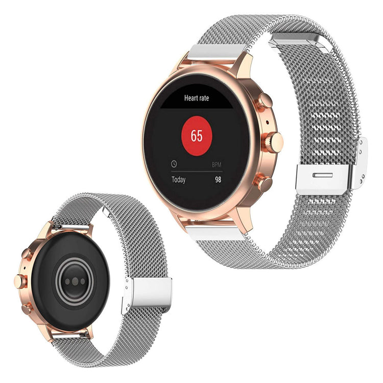 Pænt Garmin Vivoactive 4S Metal Rem - Sølv#serie_2