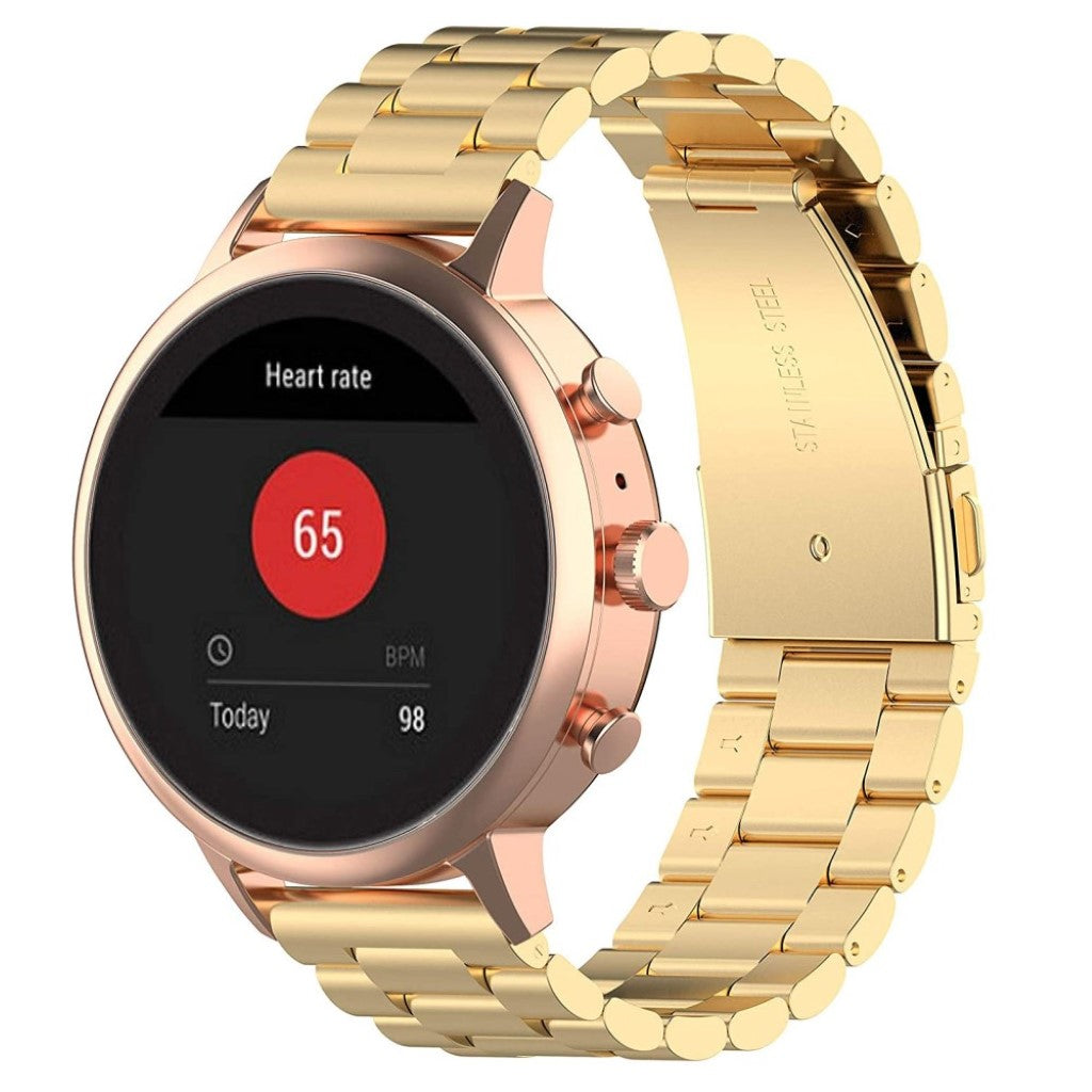 Rigtigt cool Garmin Vivoactive 4S Metal Rem - Guld#serie_2