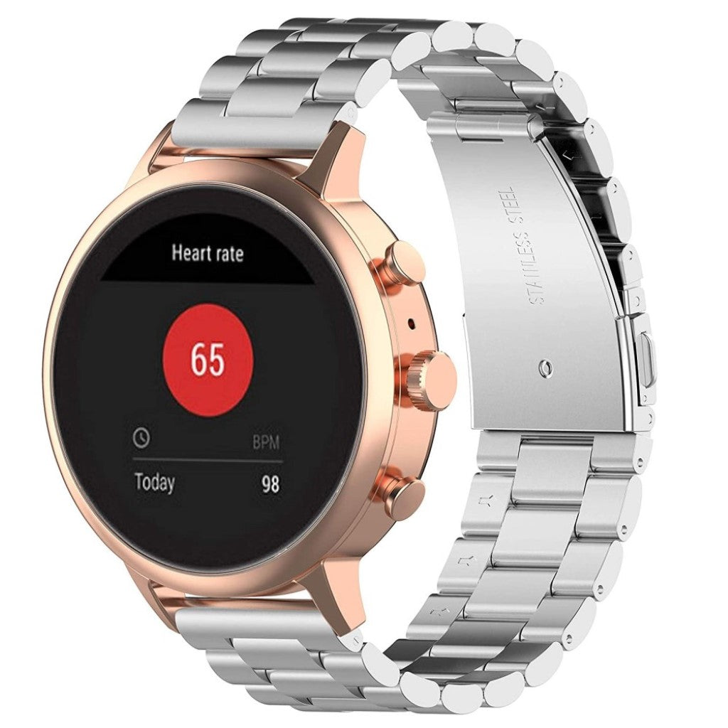 Rigtigt cool Garmin Vivoactive 4S Metal Rem - Sølv#serie_4