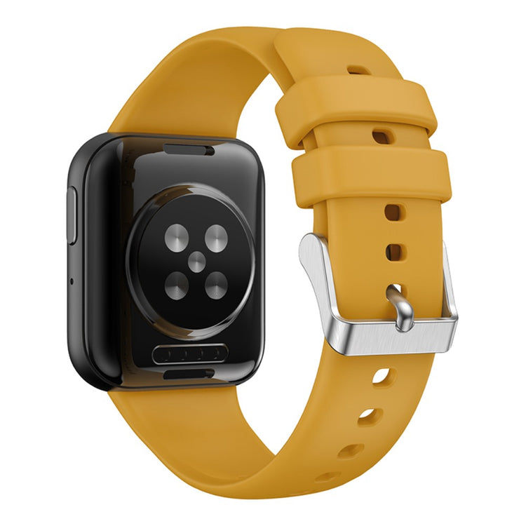 Helt vildt godt Oppo Watch 3 Silikone Rem - Gul#serie_4