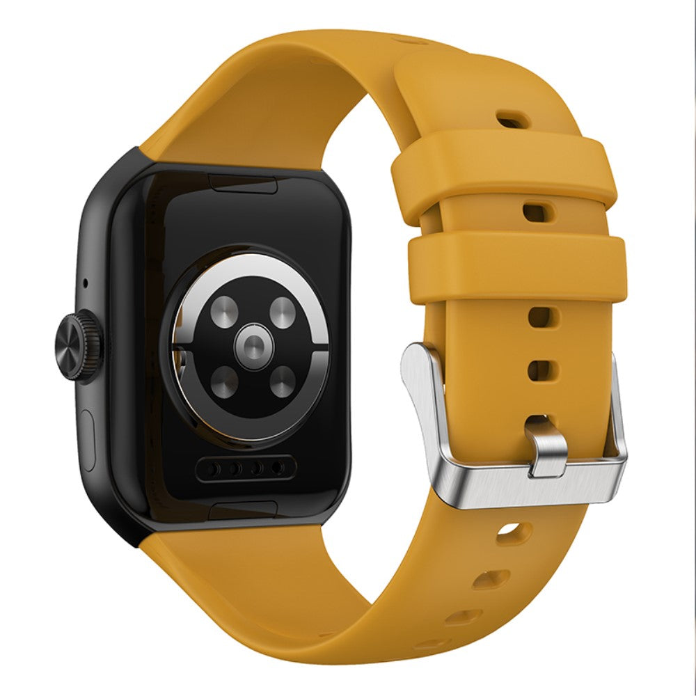 Rigtigt skøn Oppo Watch 3 Pro Silikone Rem - Gul#serie_4
