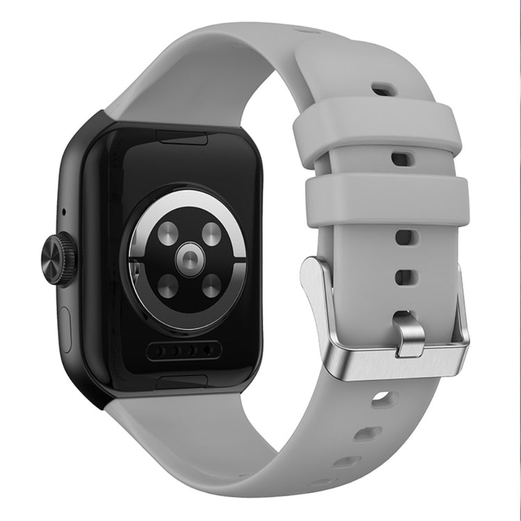 Rigtigt skøn Oppo Watch 3 Pro Silikone Rem - Sølv#serie_5