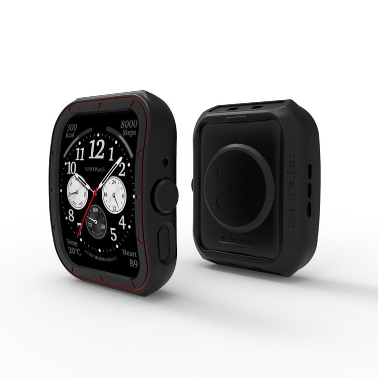 Oppo Watch 3 Pro  Silikone Bumper  - Sort#serie_4