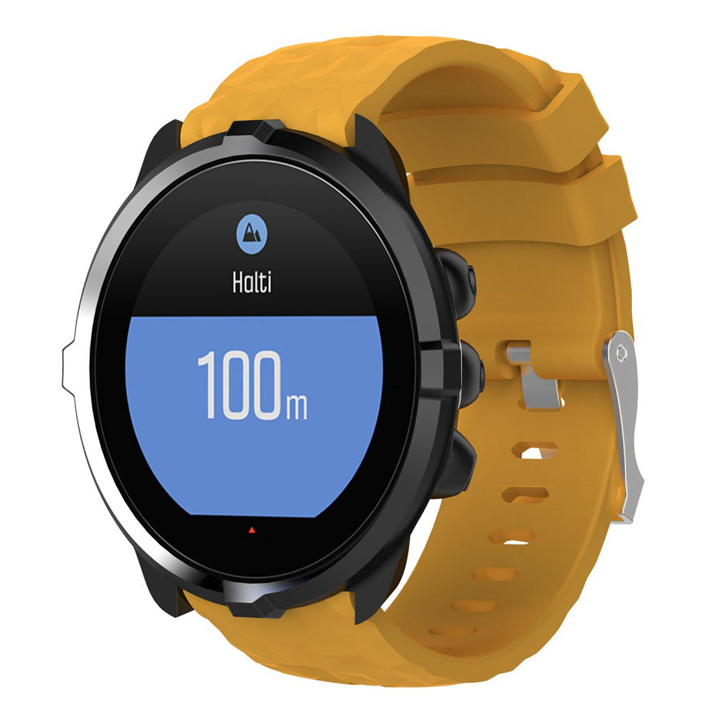 Mega komfortabel Suunto Spartan Sport Silikone Rem - Gul#serie_2