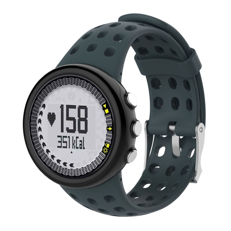 Fantastisk Suunto M1 M2 M4 M5 Silikone Rem - Grøn#serie_1