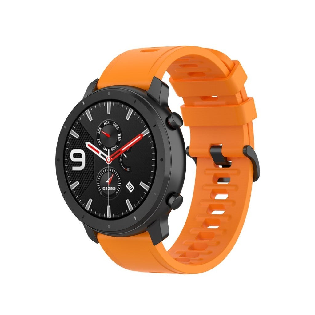 Vildt godt Amazfit GTR 47mm Silikone Rem - Orange#serie_4