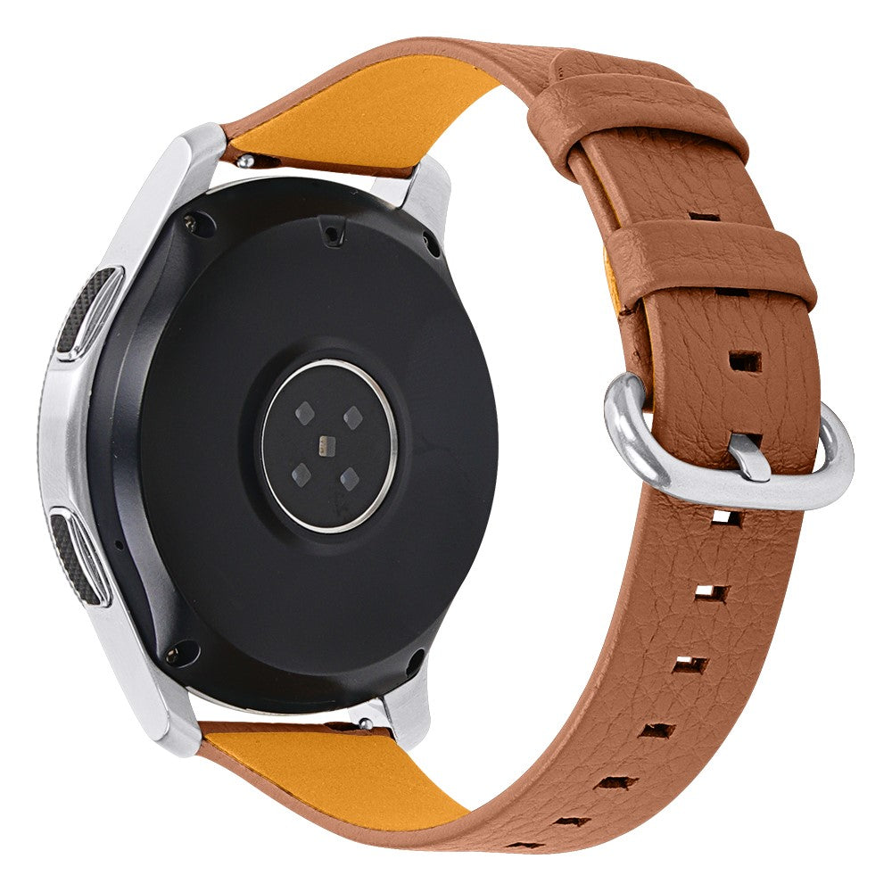 Superflot Amazfit Stratos 2 \ 2s Ægte læder Rem - Brun#serie_3