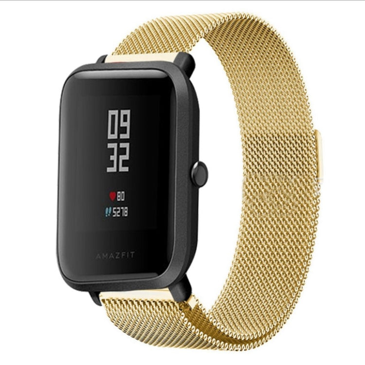 Slidstærk Amazfit Bip Metal Rem - Guld#serie_2