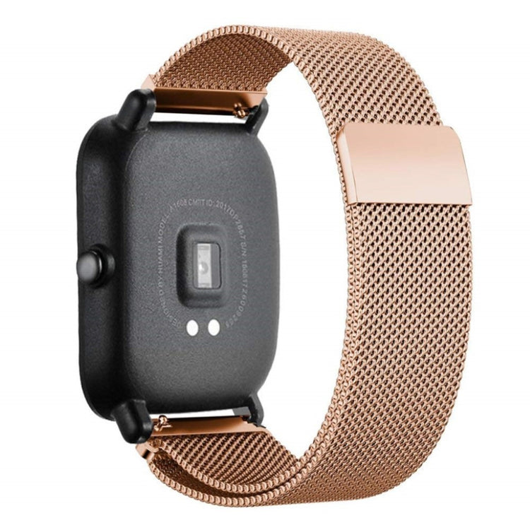 Slidstærk Amazfit Bip Metal Rem - Pink#serie_4