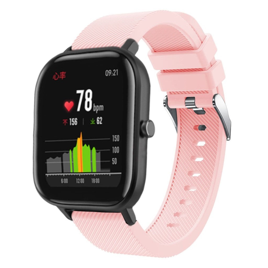 Super cool Amazfit Youth Silikone Rem - Pink#serie_4